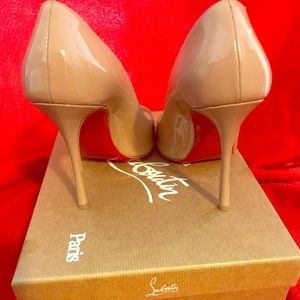 Christian LouBoutin Nude Heels
